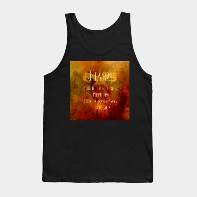 FLAME for the birth of a Nephilim. Shadowhunter Children's Rhyme Tank Top by literarylifestylecompany